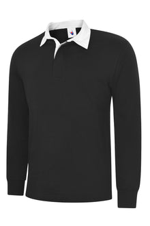 Classic Rugby Shirt UC402 - Black