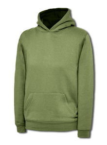Childrens Hooded Sweatshirt UC503 - Military Green