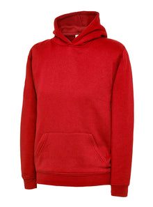 Childrens Hooded Sweatshirt UC503 - Red