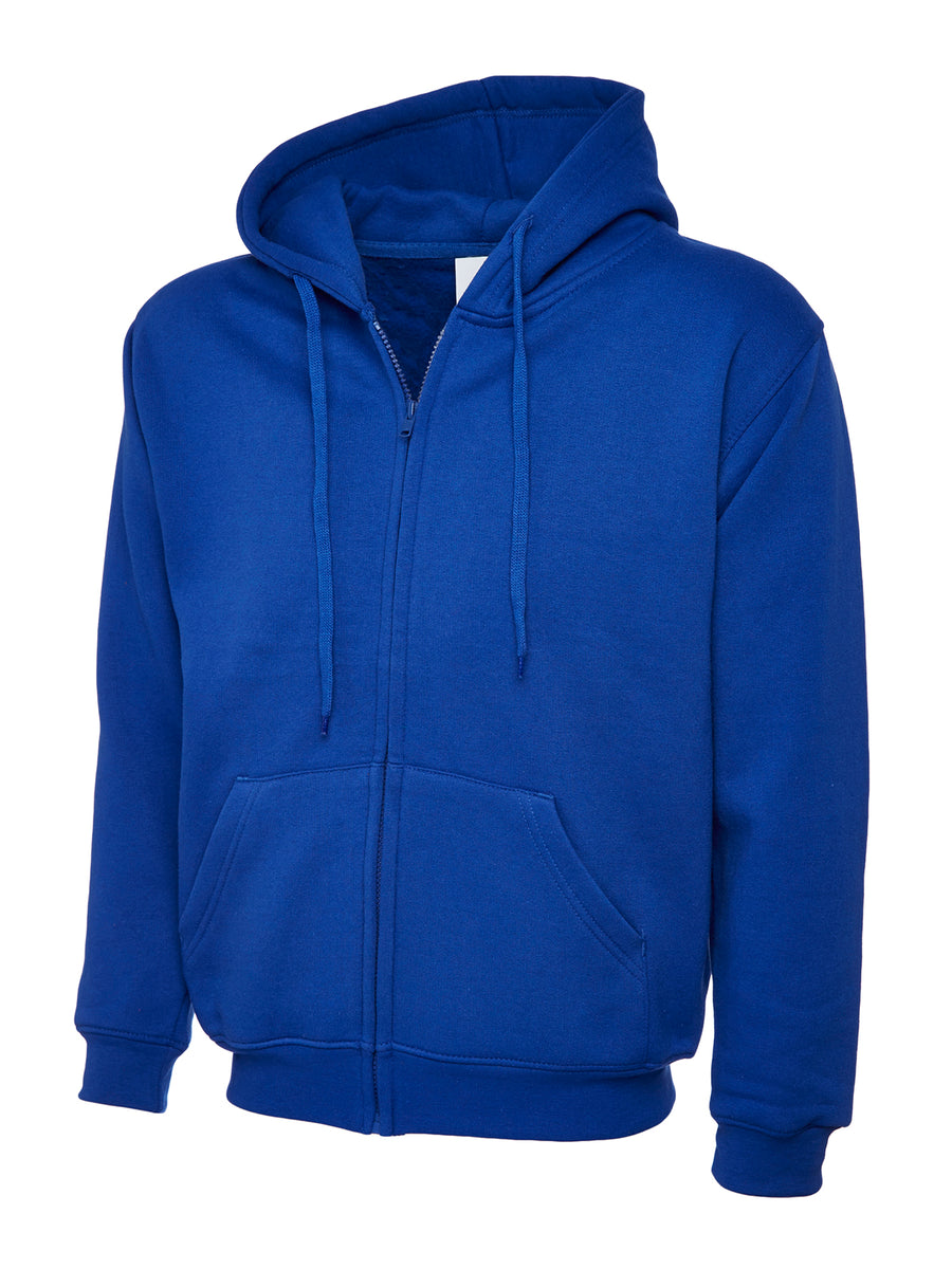 Adults Classic Full Zip Hooded Sweatshirt UC504 - Royal