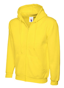 Adults Classic Full Zip Hooded Sweatshirt UC504 - Yellow