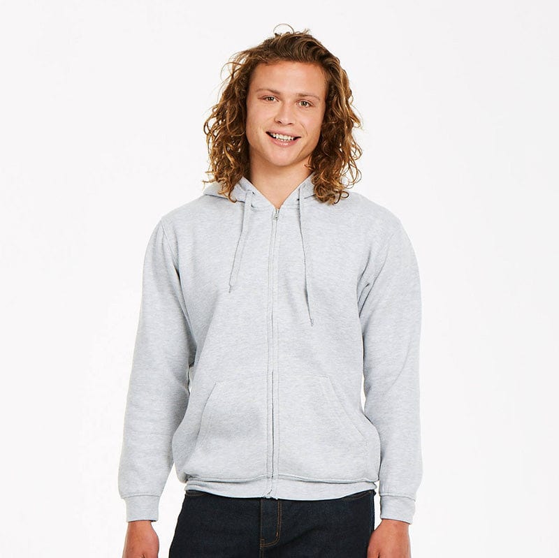 Adults Classic Full Zip Hooded Sweatshirt UC504 - lifestyle model