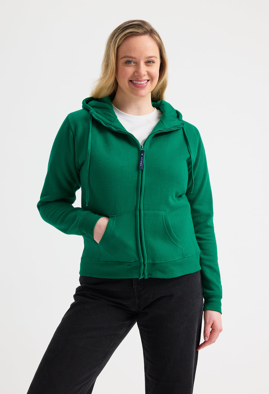 Ladies Classic Full Zip Hooded Sweatshirt UC505 - lifestyle model