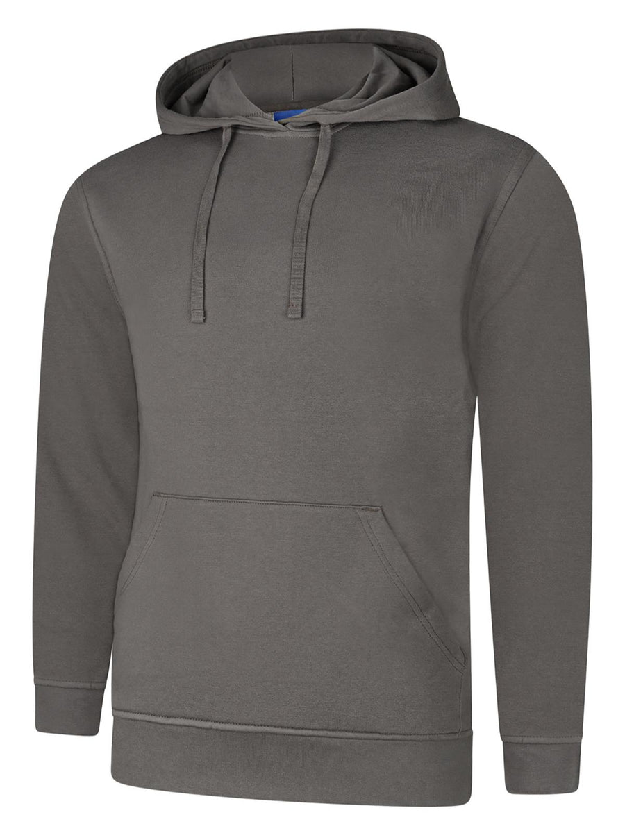 Deluxe Hooded Sweatshirt UC509 - Steel Grey