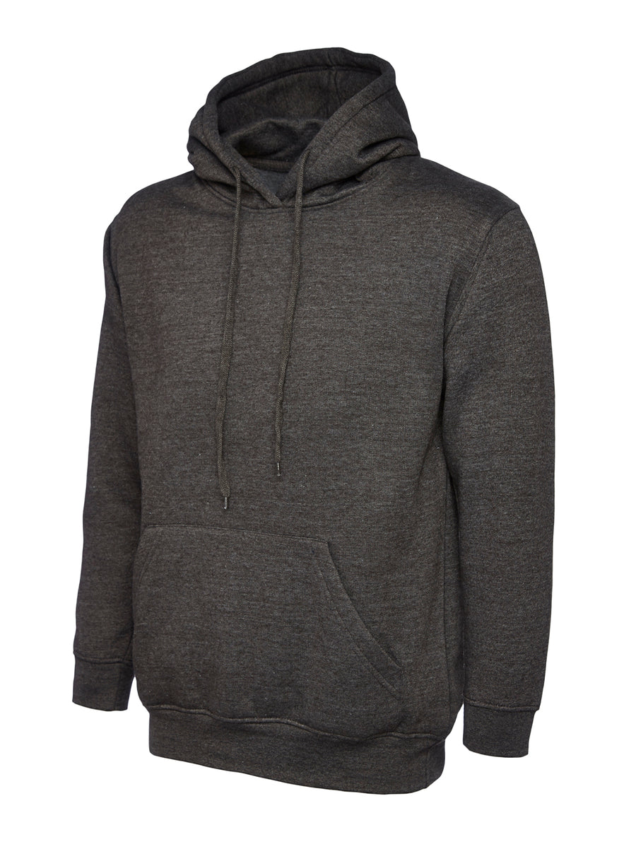 Ladies Deluxe Hooded Sweatshirt UC510 - Charcoal