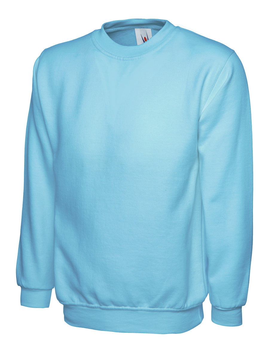 Ladies Deluxe Crew Neck Sweatshirt UC211 - Sky