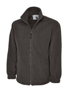 Premium Full Zip Micro Fleece Jacket UC601 - Charcoal
