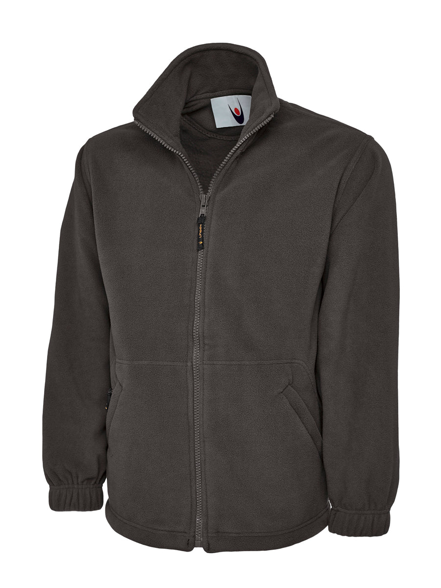 Premium Full Zip Micro Fleece Jacket UC601 - Charcoal