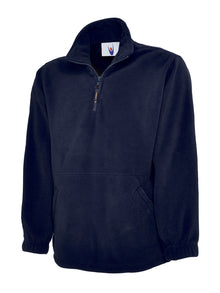 Premium 1/4 Zip Micro Fleece Jacket UC602 - Navy
