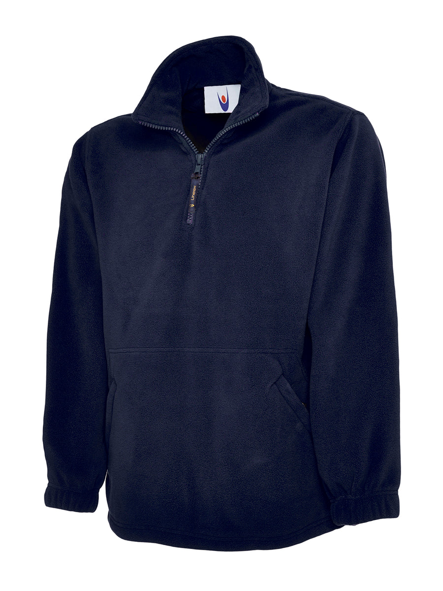 Premium 1/4 Zip Micro Fleece Jacket UC602 - Navy