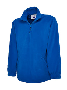 Premium 1/4 Zip Micro Fleece Jacket UC602 - Royal