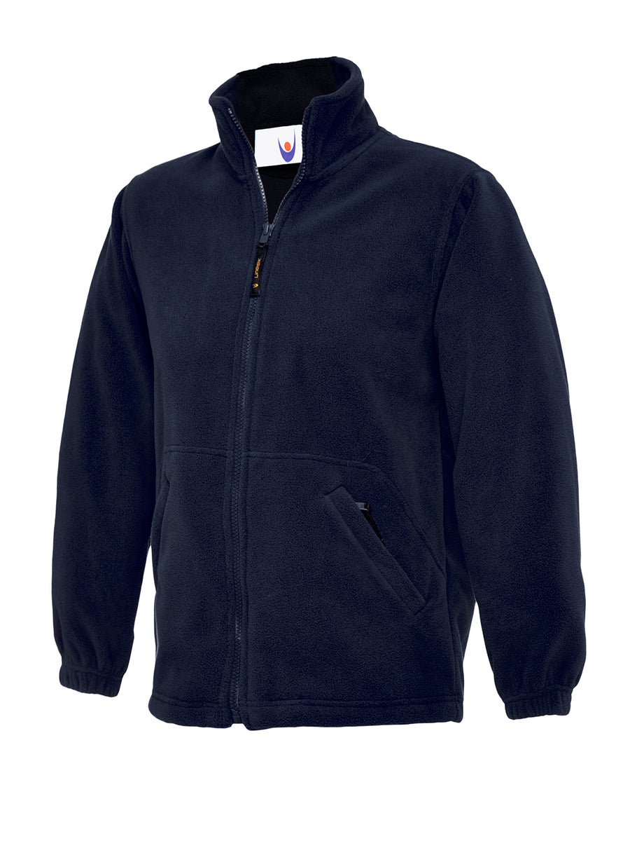 Childrens Full Zip Micro Fleece Jacket UC603 - Navy