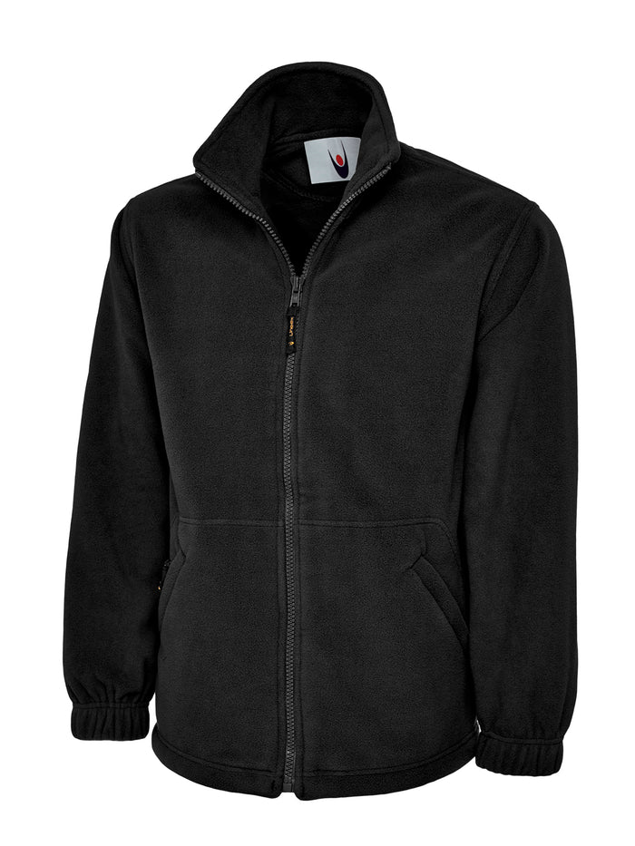 Classic Full Zip Micro Fleece Jacket UC604 - Black