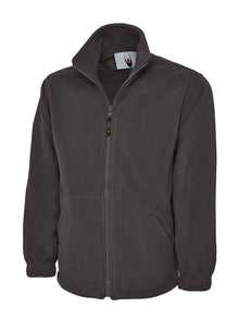 Classic Full Zip Micro Fleece Jacket UC604 - Charcoal