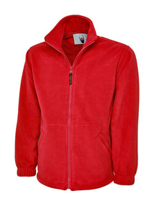 Classic Full Zip Micro Fleece Jacket UC604 - Red