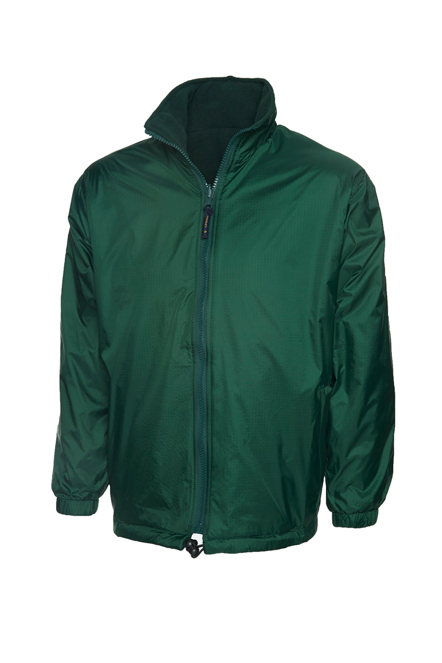 Premium Reversible Fleece Jacket UC605 - Bottle Green