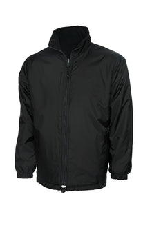 Premium Reversible Fleece Jacket UC605 - Black