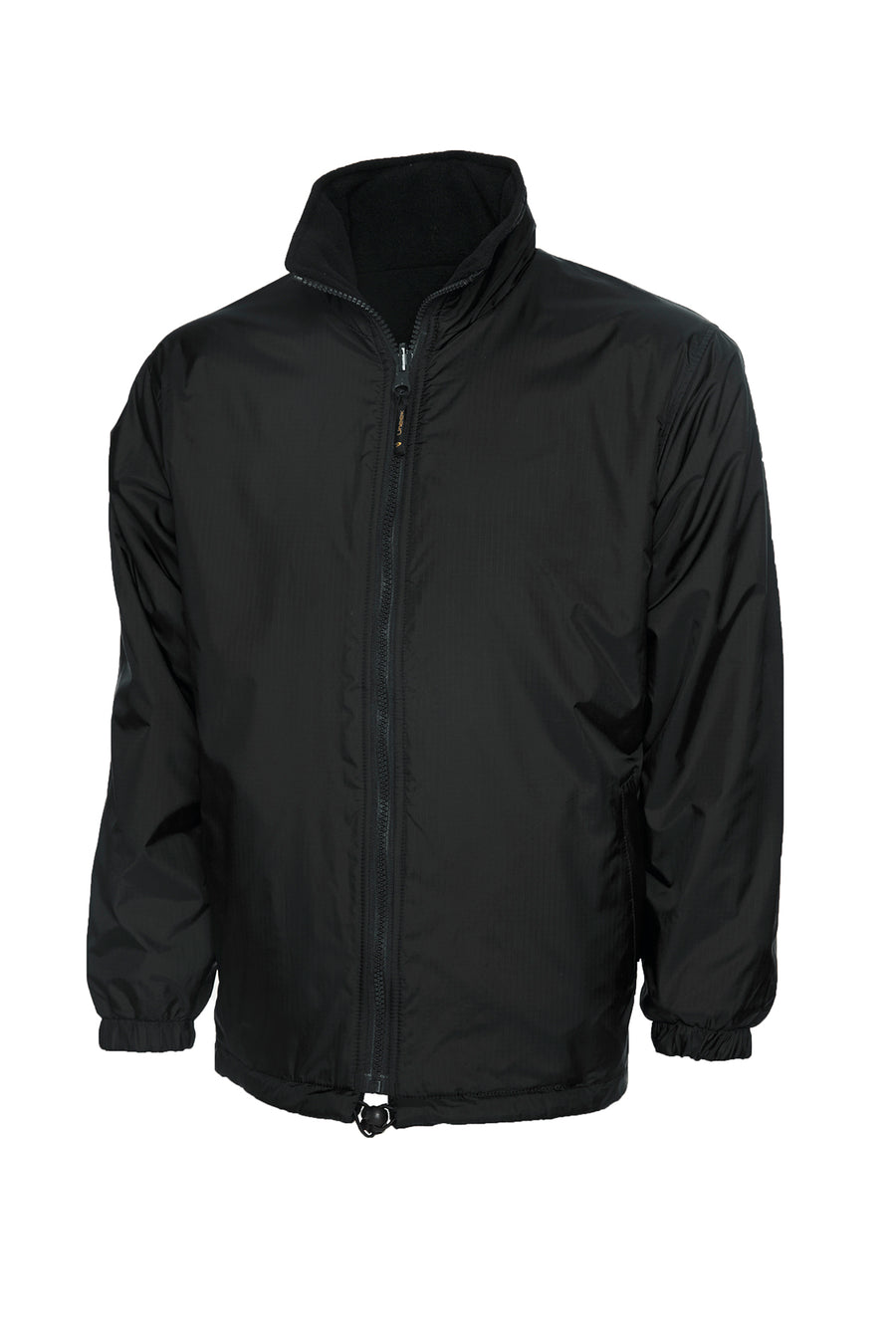 Premium Reversible Fleece Jacket UC605 - Black