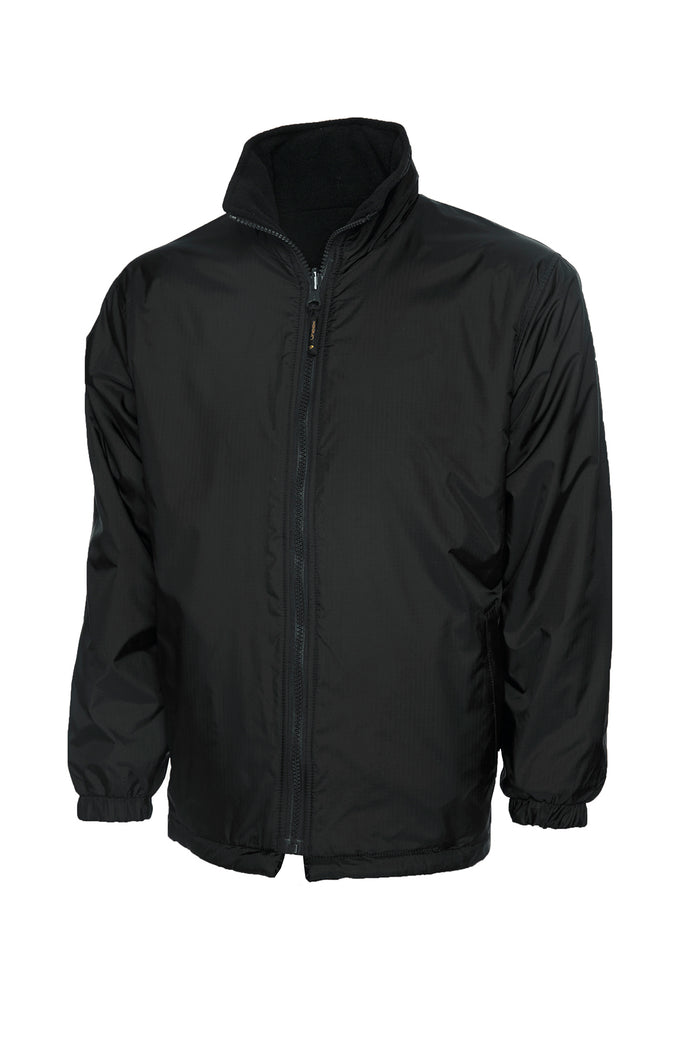 Childrens Reversible Fleece Jacket UC606 - Black