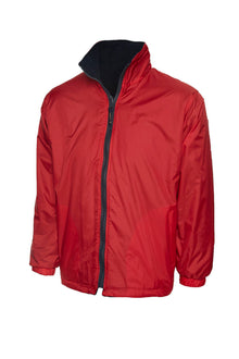 Childrens Reversible Fleece Jacket UC606 - Red/Navy