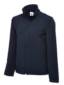 Classic Full Zip Soft Shell Jacket UC612 - Navy