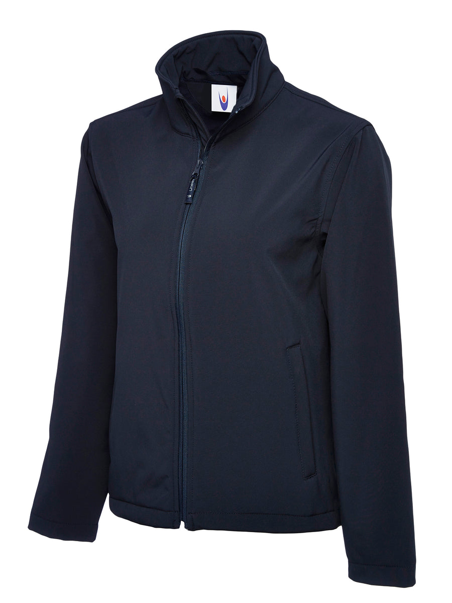 Classic Full Zip Soft Shell Jacket UC612 - Navy