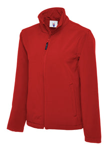 Classic Full Zip Soft Shell Jacket UC612 - Red