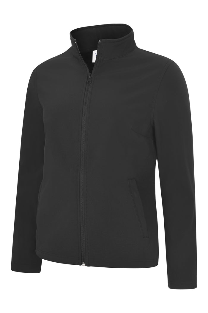 Ladies Classic Full Zip Soft Shell Jacket UC613 - Black