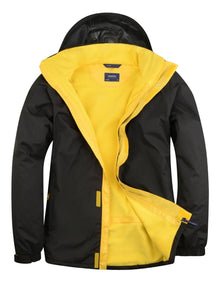 Deluxe Outdoor Jacket UC621 - Black/Submarine Yellow