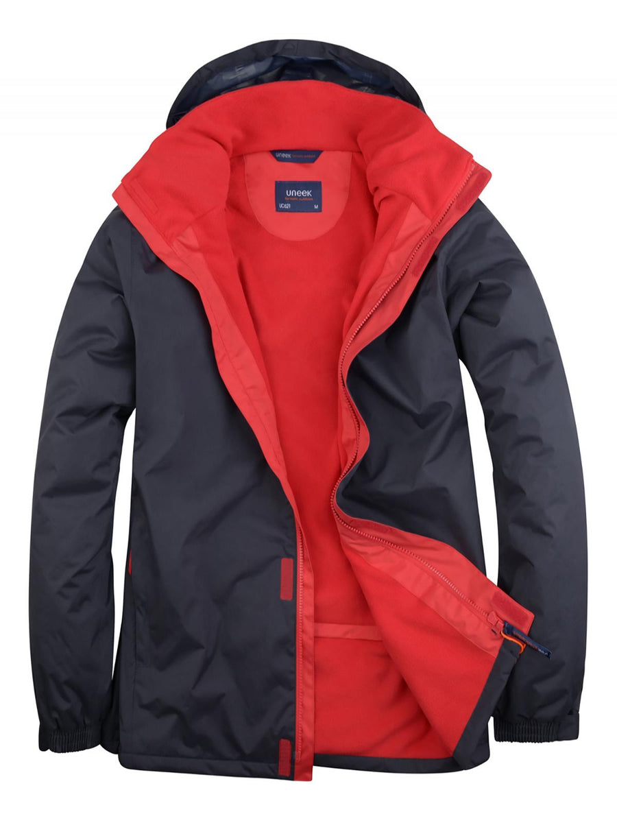 Deluxe Outdoor Jacket UC621 - Navy/Red