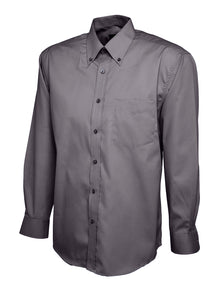 Mens Pinpoint Oxford Full Sleeve Shirt UC701 - Charcoal