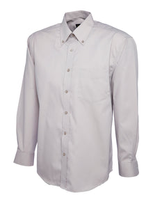 Mens Pinpoint Oxford Full Sleeve Shirt UC701 - Silver Grey