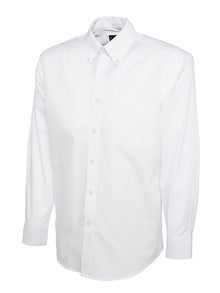 Mens Pinpoint Oxford Full Sleeve Shirt UC701 - White