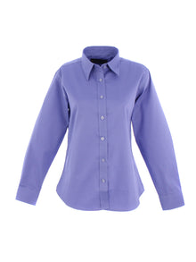 Ladies Pinpoint Oxford Full Sleeve Shirt UC703 - Mid Blue