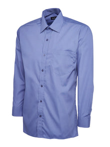 Mens Poplin Full Sleeve Shirt UC709 - Mid Blue