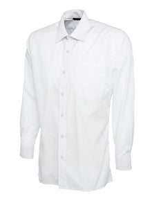 Mens Poplin Full Sleeve Shirt UC709 - White