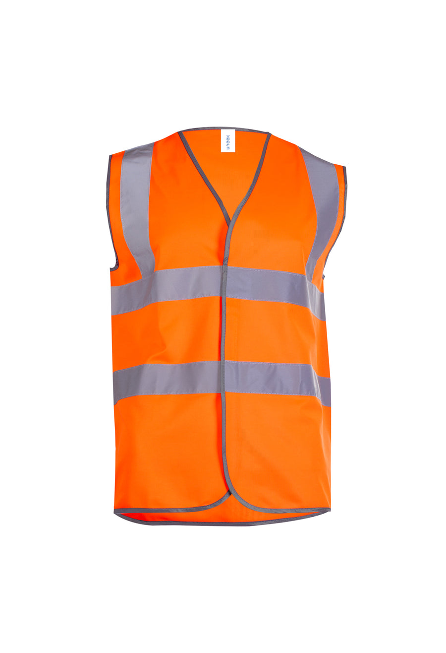 Sleeveless Safety Waist Coat UC801 - Orange