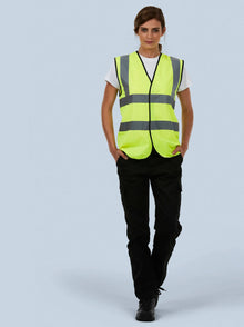 Sleeveless Safety Waist Coat UC801 - model