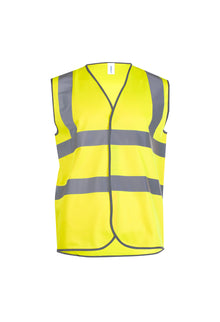 Sleeveless Safety Waist Coat UC801 - Yellow