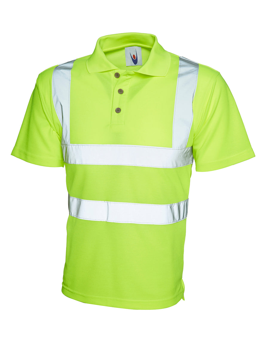 Hi-Viz Polo Shirt UC805 - Yellow