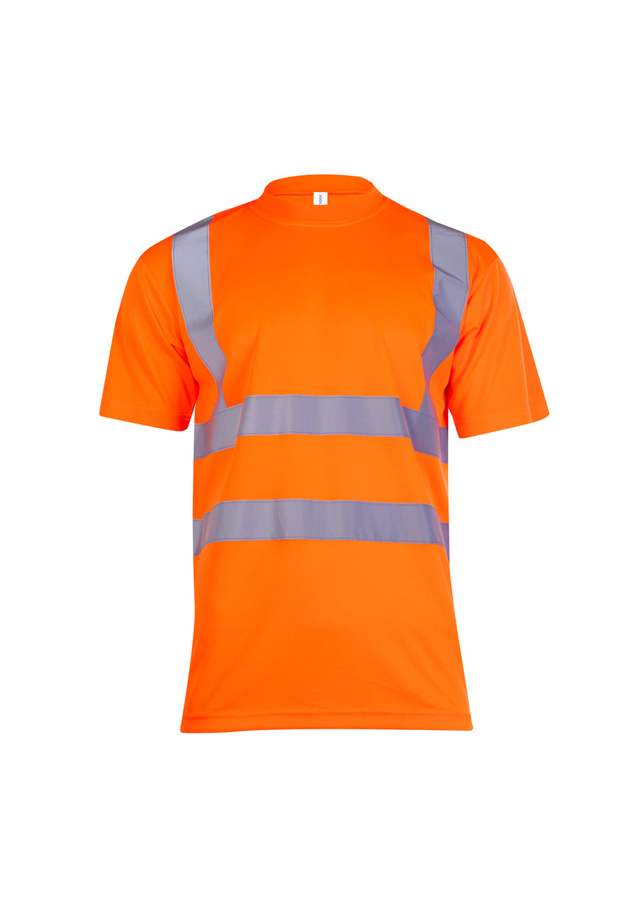 Hi Viz Short Sleeve T Shirt UC810 - Orange