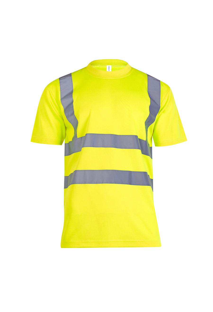 Hi Viz Short Sleeve T Shirt UC810 - Yellow