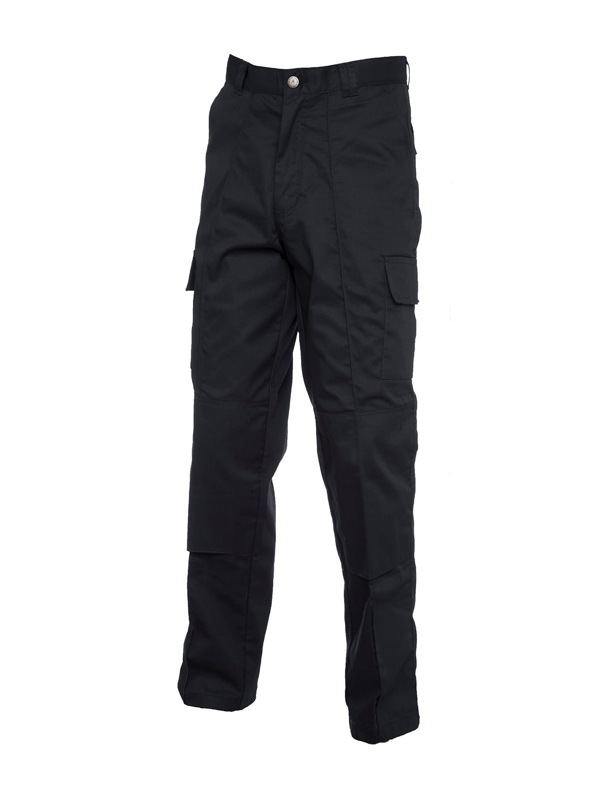 Cargo Trouser with Knee Pad Pockets Regular UC904R - Black