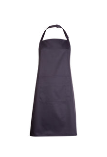 Bib Apron with Pocket UC940 - Black