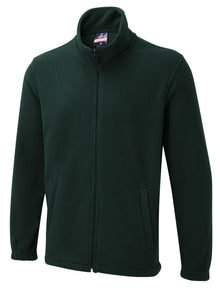 The UX Full Zip Fleece UX5 - Bottle Green