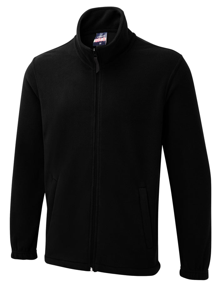 The UX Full Zip Fleece UX5 - Black