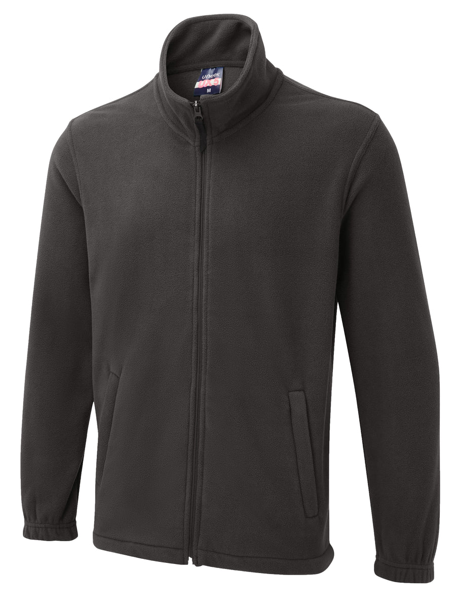 The UX Full Zip Fleece UX5 - Charcoal