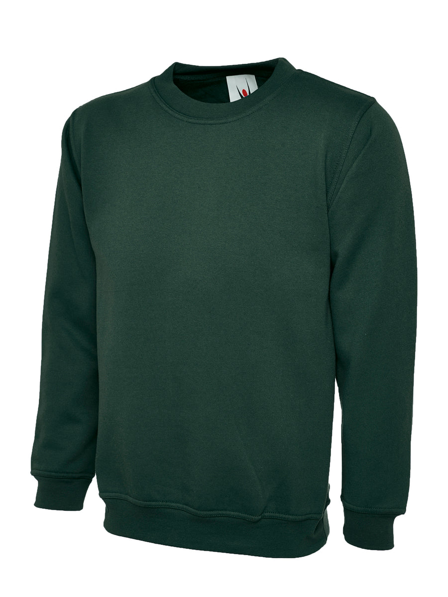 The UX Children's Sweatshirt UX7 - Bottle Green