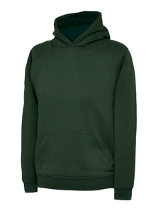 The UX Children’s Hooded Sweatshirt UX8 - Bottle Green