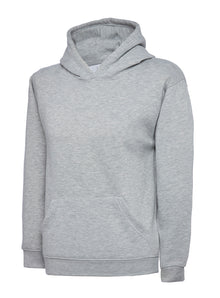 The UX Children’s Hooded Sweatshirt UX8 - Heather Grey